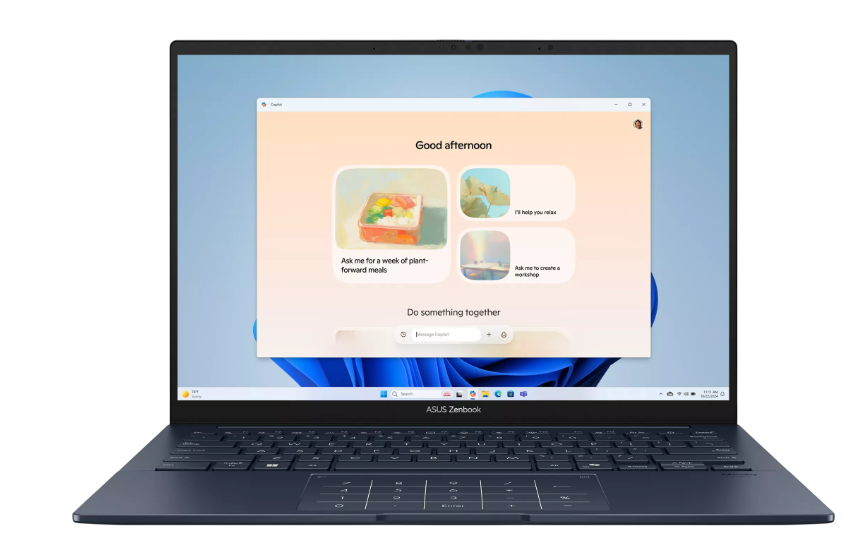 Лаптоп ASUS Zenbook 14 UX3405CA-ST1099W 14" 3K OLED 120Hz/Ultra 7 255H/16GB LPDDR5X/1TB/WIN11