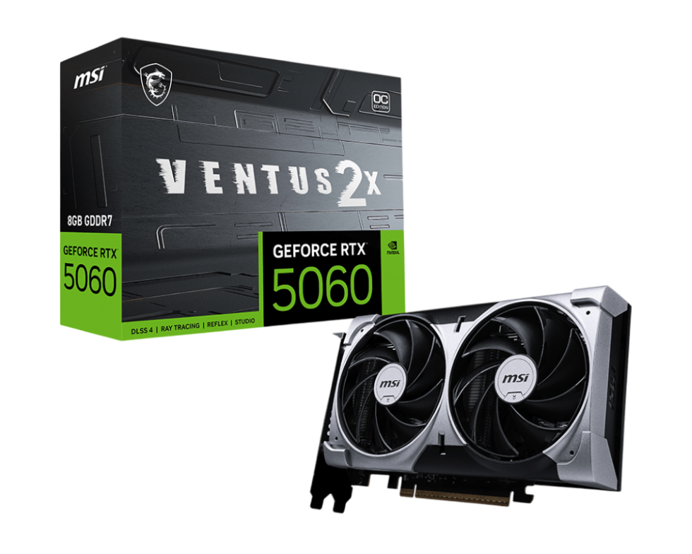 MSI GeForce RTX 5060 VENTUS 2X OC 8GB GDDR7