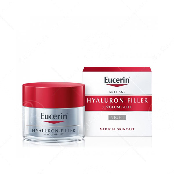 EUCERIN Hyaluron-Filler + Volume-Lift Ноќен крем, 50 мл