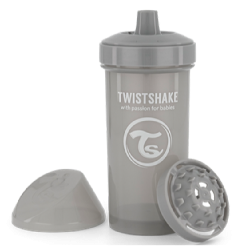 TWISTSHAKE 78284 Детска чаша 12+ месеци 360мл Пастелно Сива