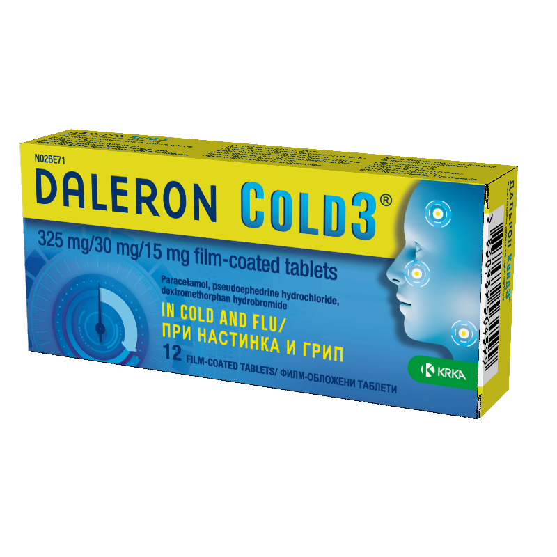 DALERON COLD 3 tabl. x12