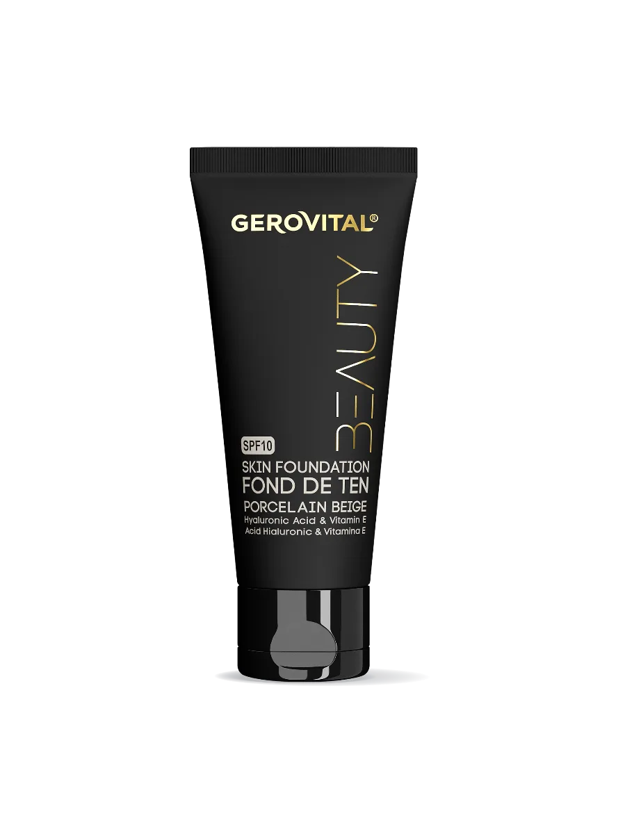 GEROVITAL Beauty Bronze Beige Течна пудра со СПФ 10, 30 мл