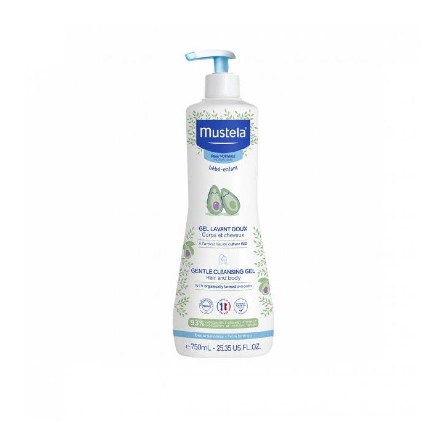 Mustela Нежен гел за капење 750мл