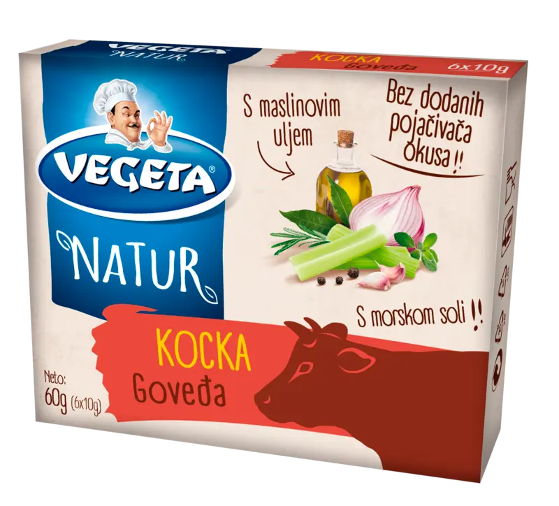 СУПА ПОДРАВКА ГОВЕДСКА ВЕГЕТА НАТУР КОЦКА 60 Г