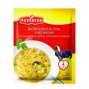 ПОДРАВКА – СУПА КОКОШЈА СО ТЕСТЕНИНИ И ЗЕЛЕНЧУК 52 Г