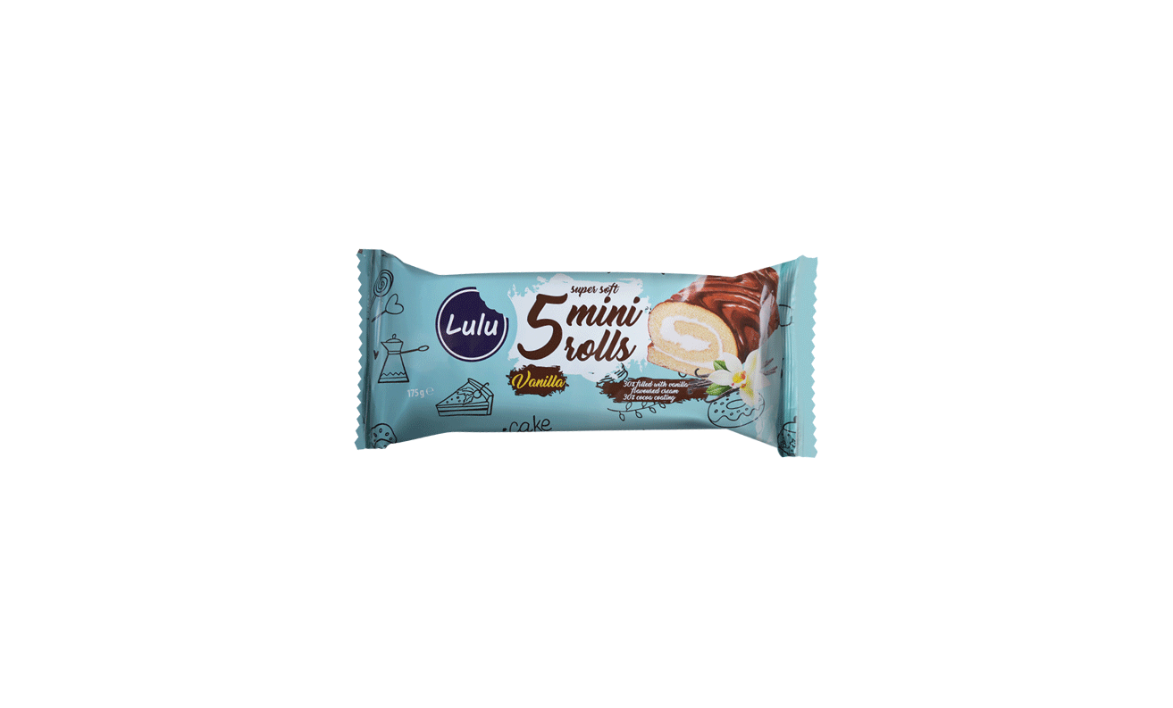 Ролати Мини Со Вкус На Ванила Лулу 5*35г