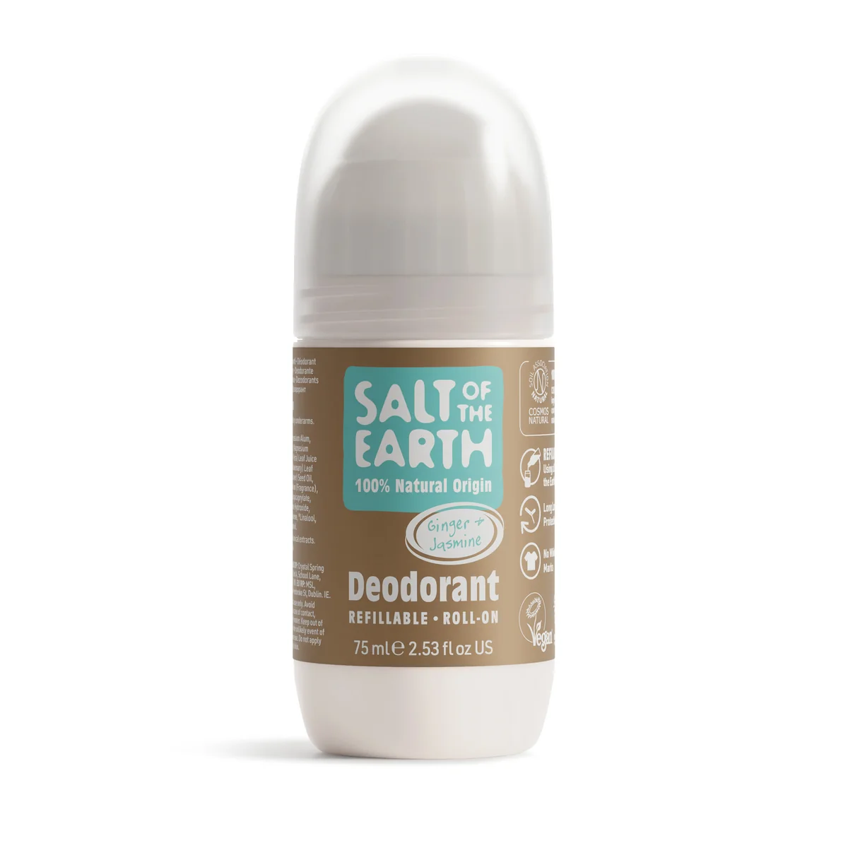 SALT OF THE EARTH Дезодоранс рол-он Ginger & Jasmine, 75 мл