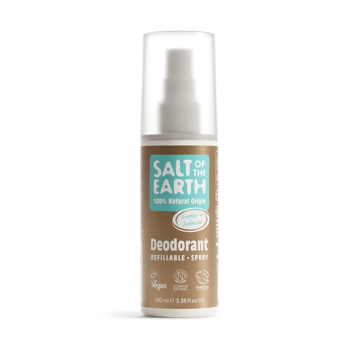 SALT OF THE EARTH Дезодоранс спреј Ginger & Jasmine, 100 мл