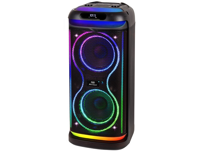 Speaker Trevi XF 650 KB KARAOKE 100W Rechargeable w/Bluetooth, microSD, USB, AUX-IN LED