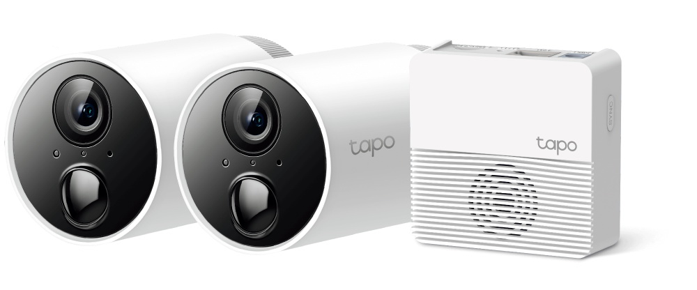 TP-Link Smart Home WiFi Outdoor Camera Tapo C400S2 2x Camera Alarm System