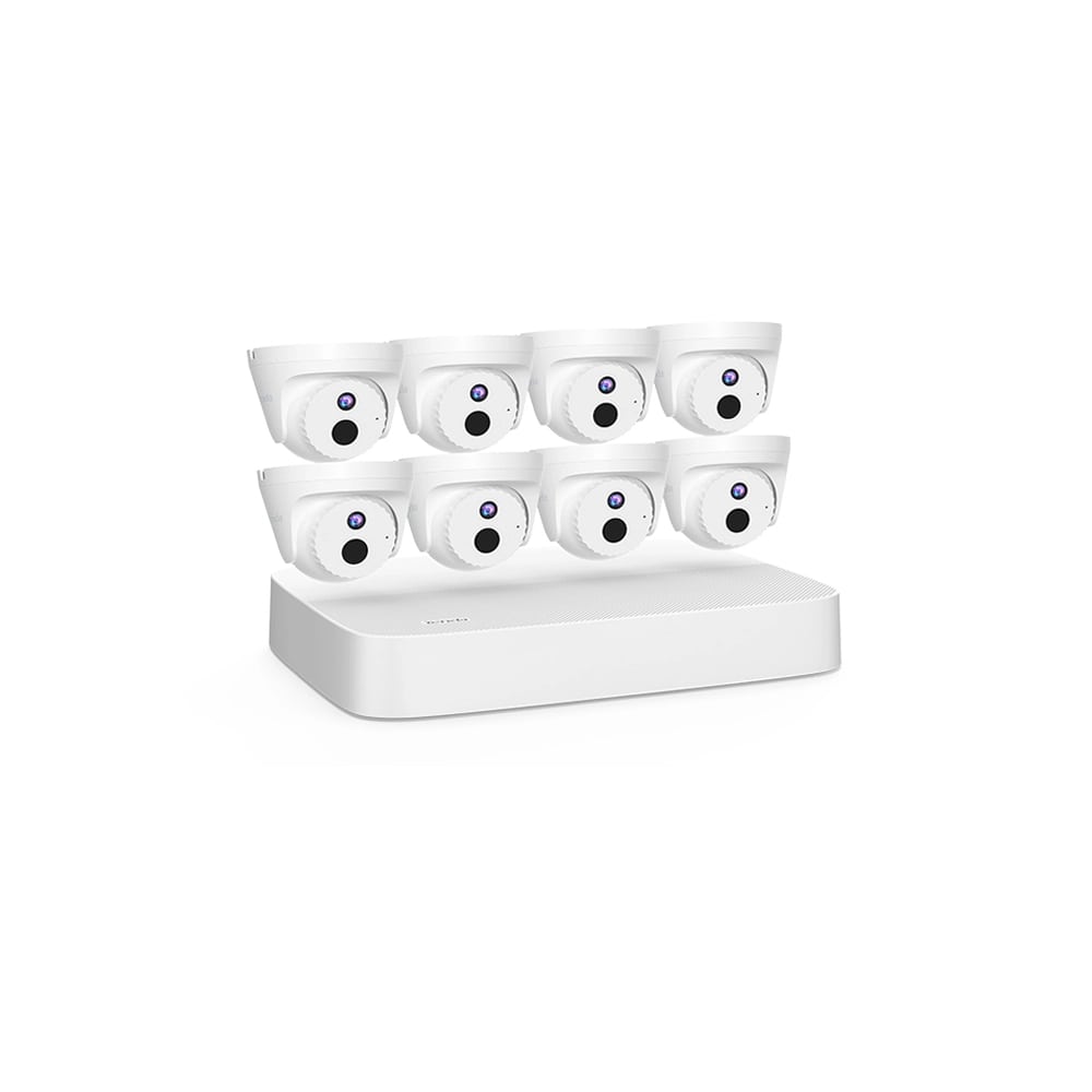 Tenda 8 Channel PoE HD Network Video Security Kit w/8 Cameras K8P-4CR