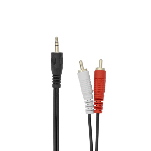 Cable Stereo Plug 3,5mm to RCA 2m SBOX