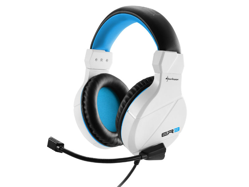Headphones Sharkoon RUSH ER3 Gaming White
