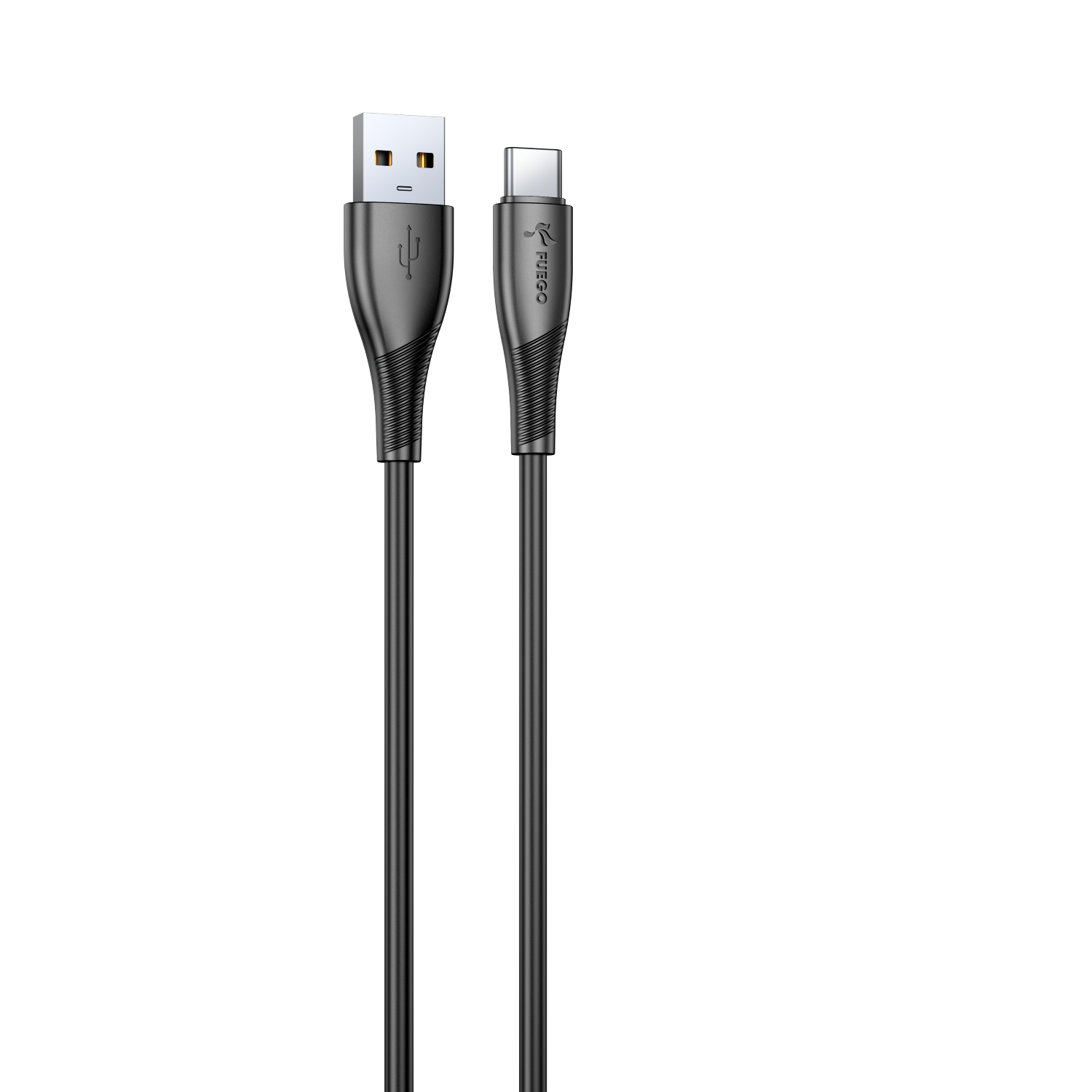 Кабел Fuego (USB to Type C) 1m (FG182T) Black