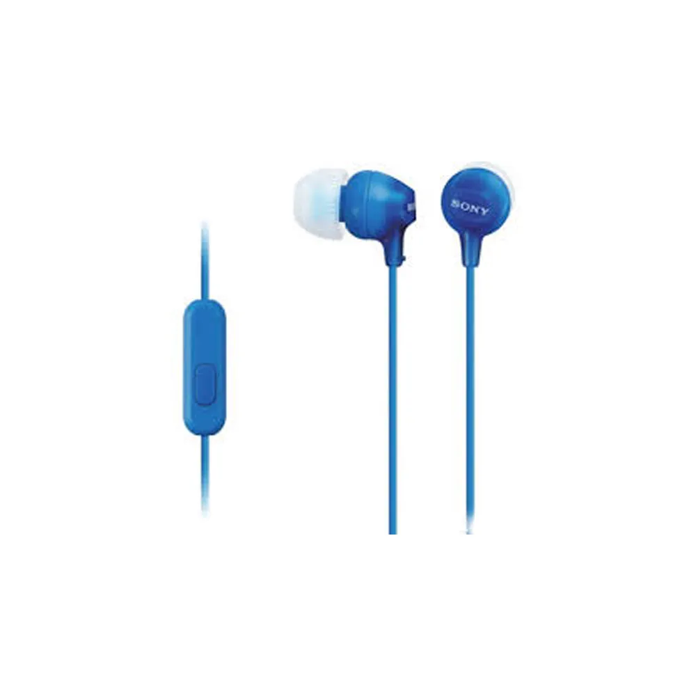 Earphones Sony MDR-EX15APL w/Microphone Blue