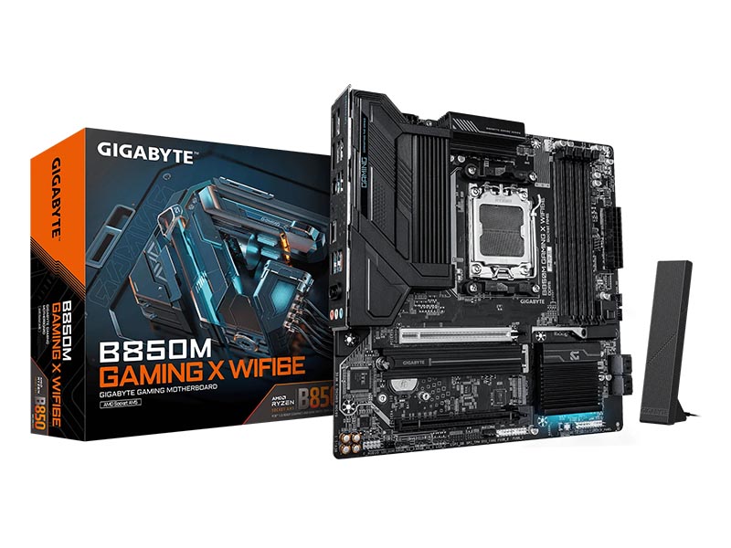 MB Gigabyte B850M GAMING X WIFI6E DDR5 AM5 8200MHz OC/2xM.2/2.5Gbit LAN/USB3.2/PCIe 5.0/HDMI/2x DP