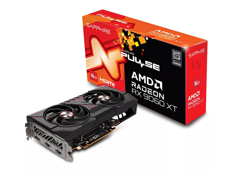 Sapphire AMD PULSE Radeon RX 9060 XT GAMING OC 16GB GDDR6 2XHDMI/2xDP Dual-X PCIe 5.0 DX12U
