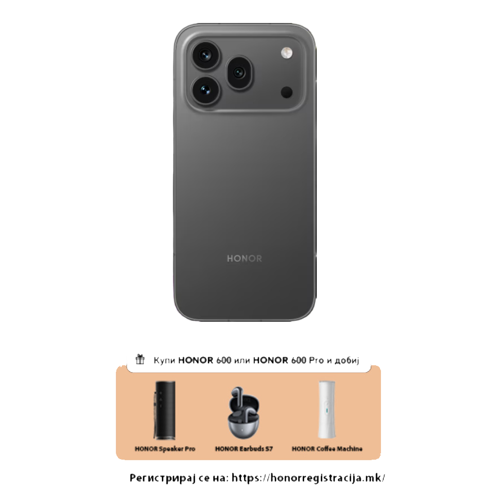 HONOR 600 Pro 5G 12+512GB Black image 1