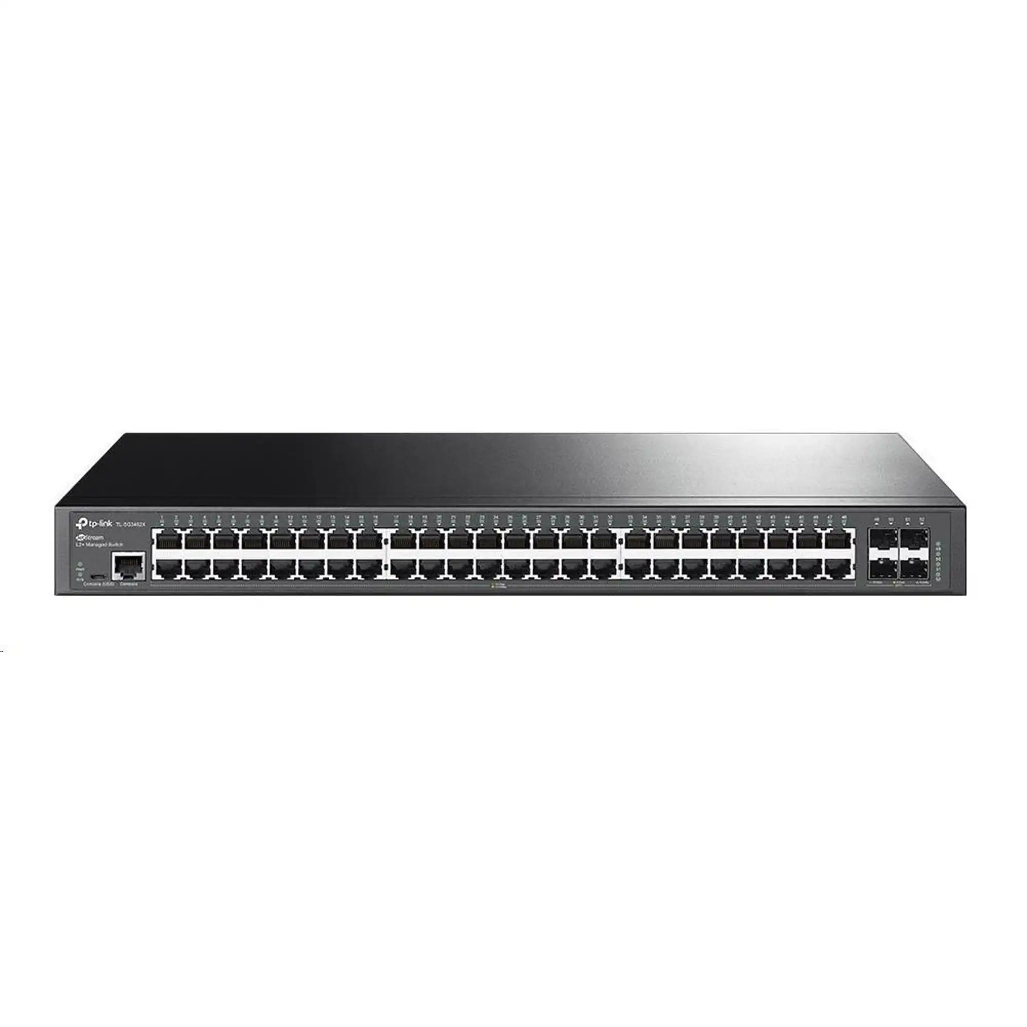 TP-Link Switch JetStream 48-Port Gigabit L2+ Managed with 4 10GE SFP+ Slots TL-SG3452X