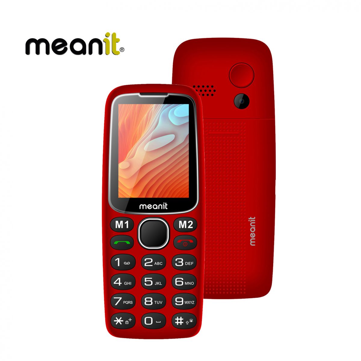 Mobile Phone MeanIT Senior 10 Plus Red