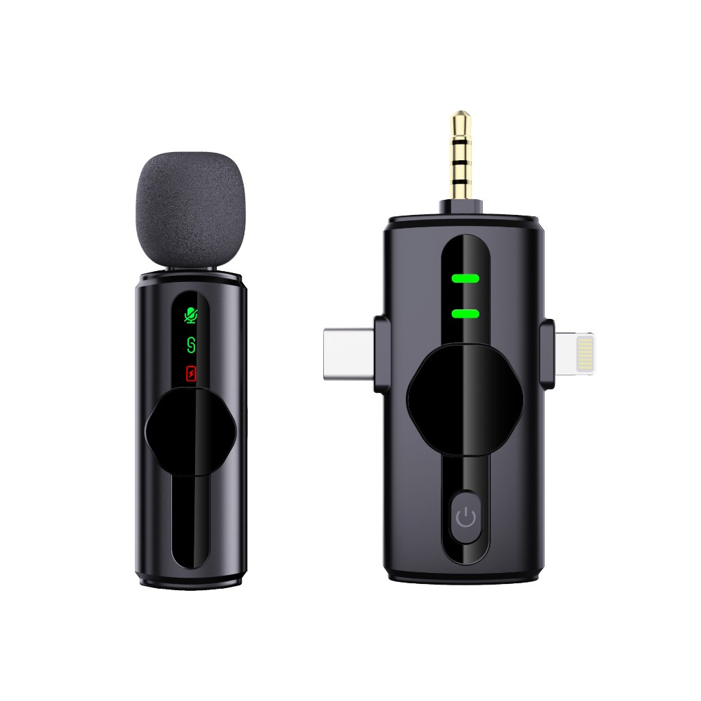 Platinet Wireless Lavalier Microphone 3in1 Single
