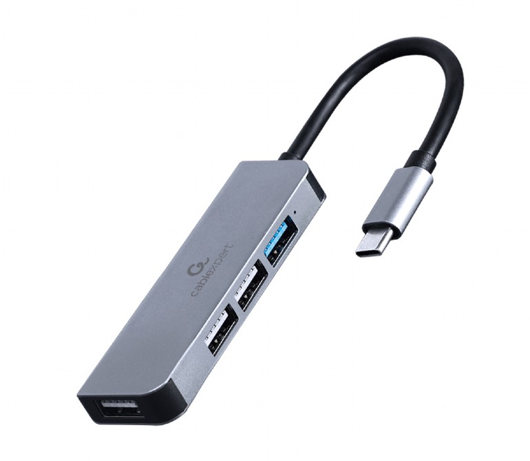 USB HUB Type C 4-Port Gembird 1 x USB 3.1/3x USB 2.0