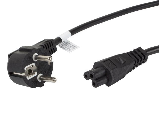 Power Cord Lanberg C5 Mickey VDE 1.8m Black