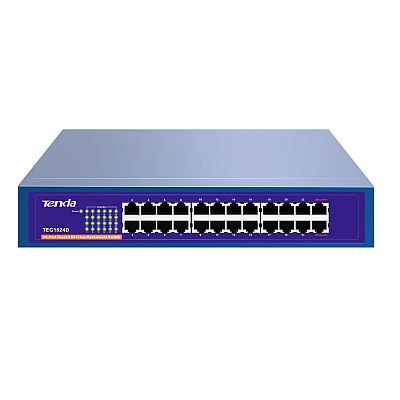 Tenda Switch 24port Gigabit Metal TEG1024D Rack mountable