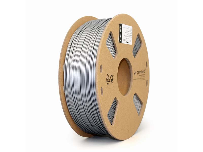 Filament for 3D Printer ABS 1.75mm Silver