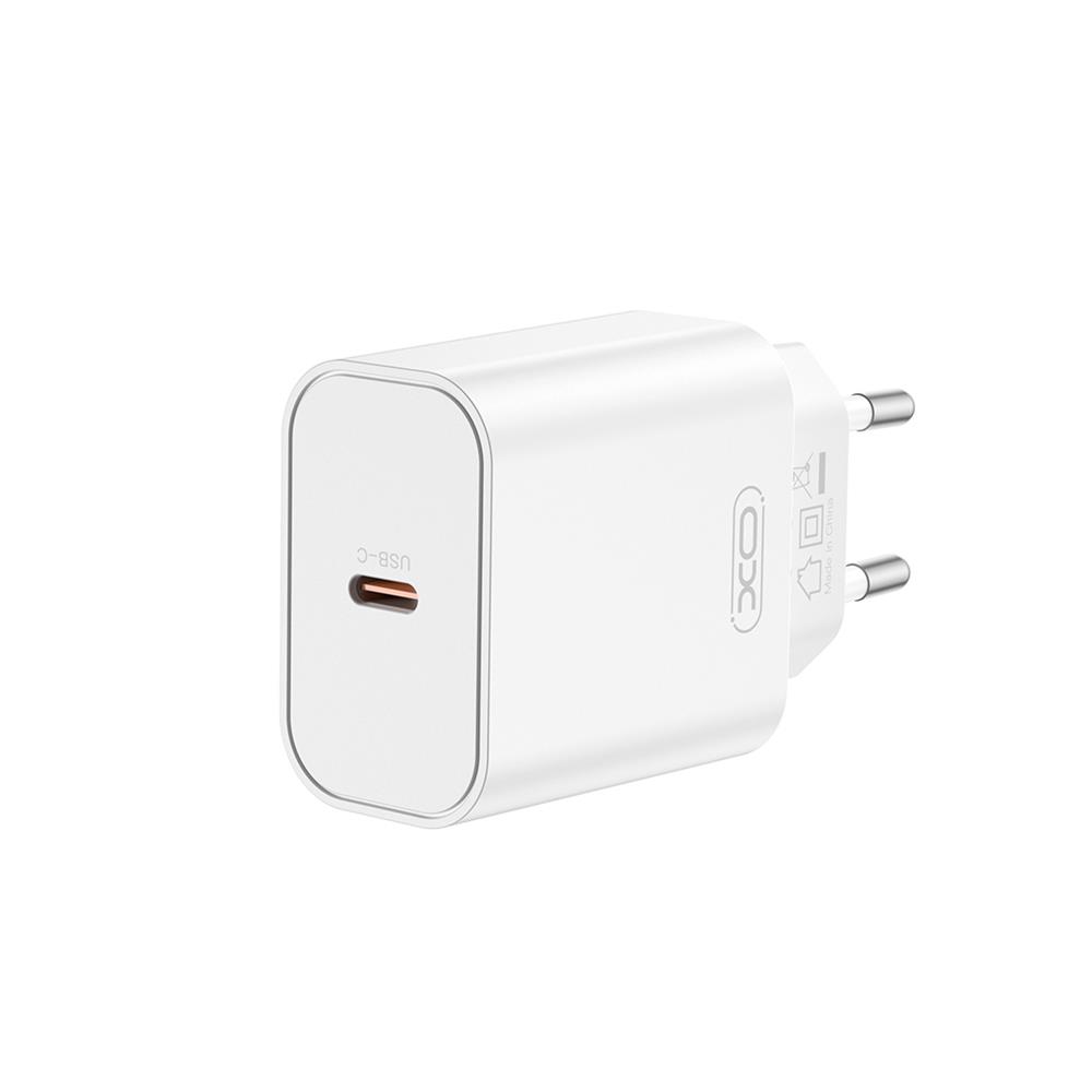 USB Universal Power Charger XO CE32 20W Type-C w/USB-C Cable White