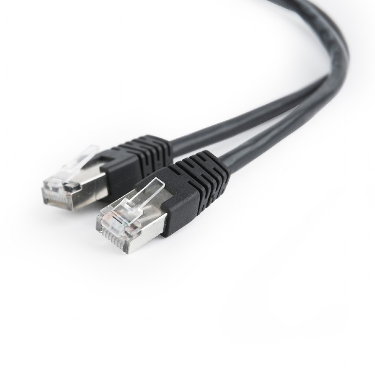 Patch Cable FTP 0.5m Cat5e Black Gembird