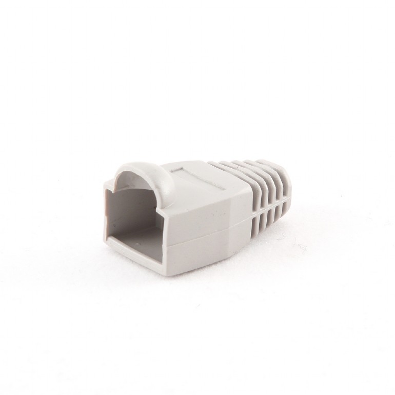 UTP Slip-on Grey Boots for RJ-45 100 pcs
