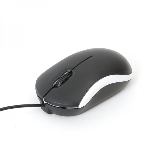 Mouse Omega OM-07VW 3D Optical Black/White 1000DPI USB