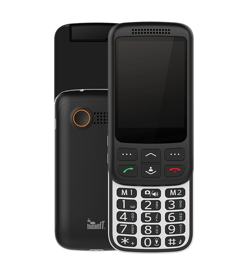 Mobile Phone MeanIT Senior F60 Slide Black