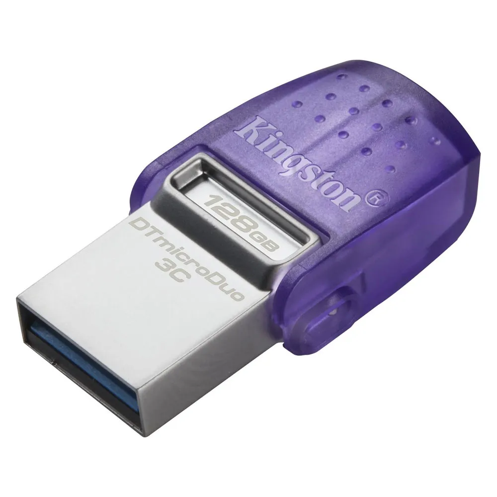 USB Drive 128GB Kingston DataTraveler microDuo 3C Gen3 USB 3.2 OTG Support