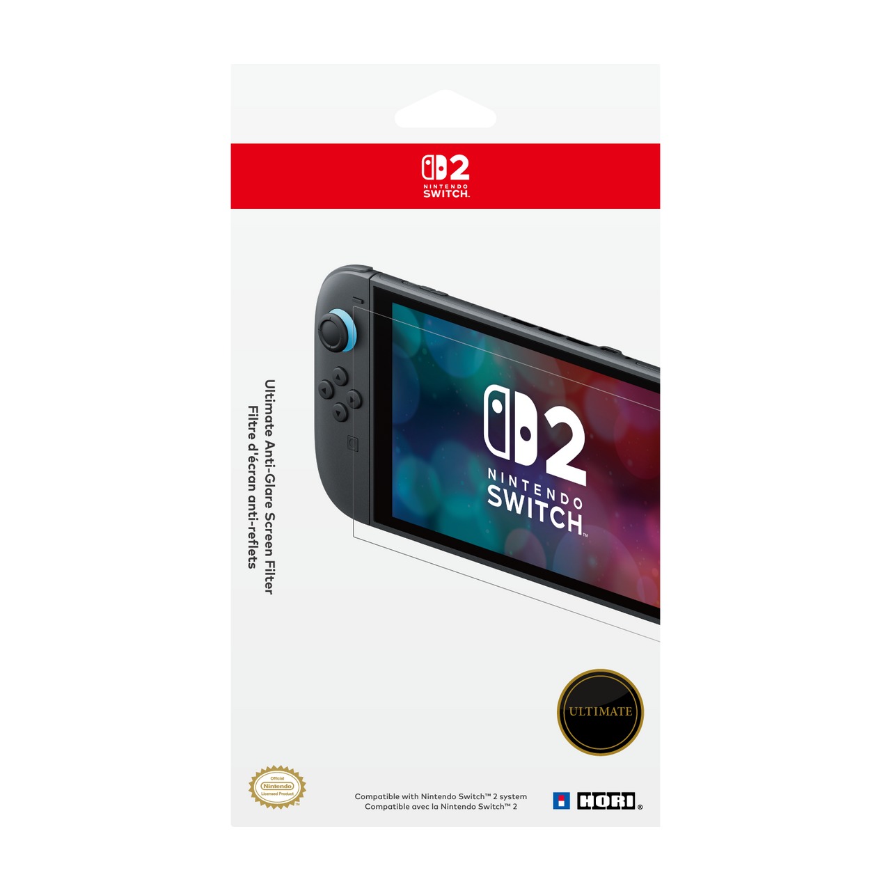 HORI Nintendo Switch 2 Ultimate Anti-Glare Screen Filter