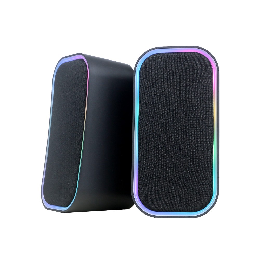 Speakers 2.0 Omega 6W RSM RGB USB, 3.5mm Audio Jack/Bluetooth