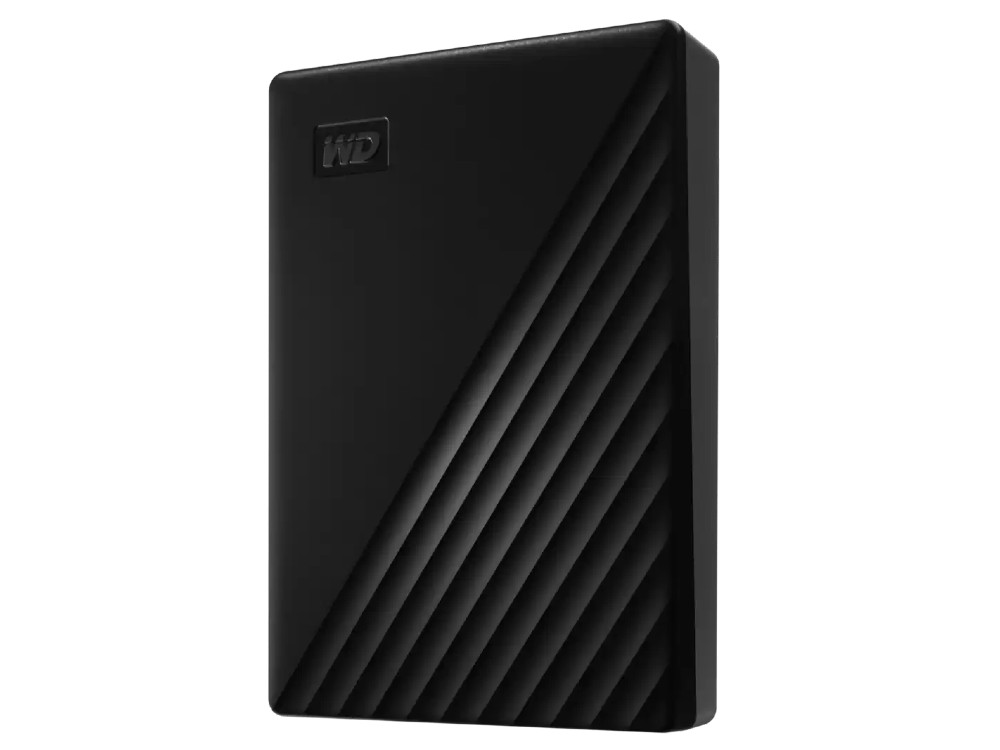 HDD External 2.5" 4TB USB 3.2 Western Digital My Passport Black w/Hardware Encryption