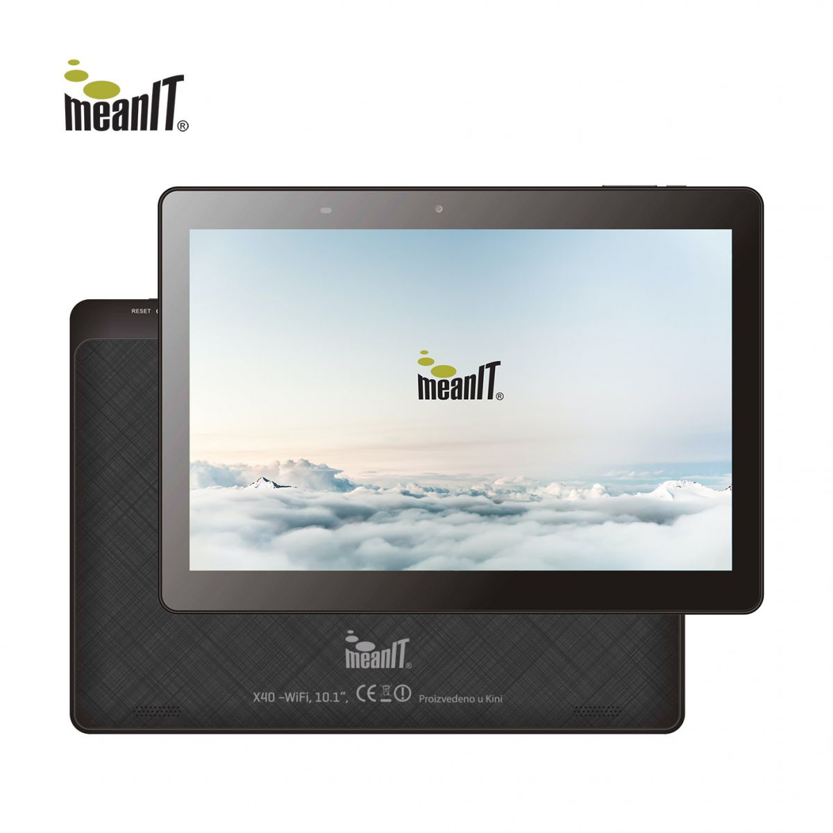 Tablet PC MeanIT X40 Quad Core 1.3GHz/2GB/16GB/10.1" IPS/WiFi/BT/GPS/2xCam/Black/A12