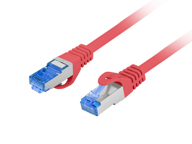 Patch Cable S/FTP 3m Cat6A LSZH Lanberg Red