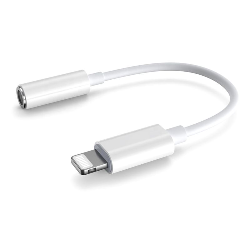 Audio Adapter Apple Lightning to 3.5mm White Platinet