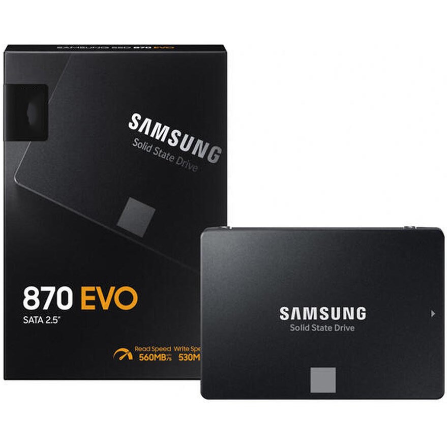 SSD 2.5" Samsung 870 Evo 500GB SATA3 AES 256-bit Encr. 560R/530W