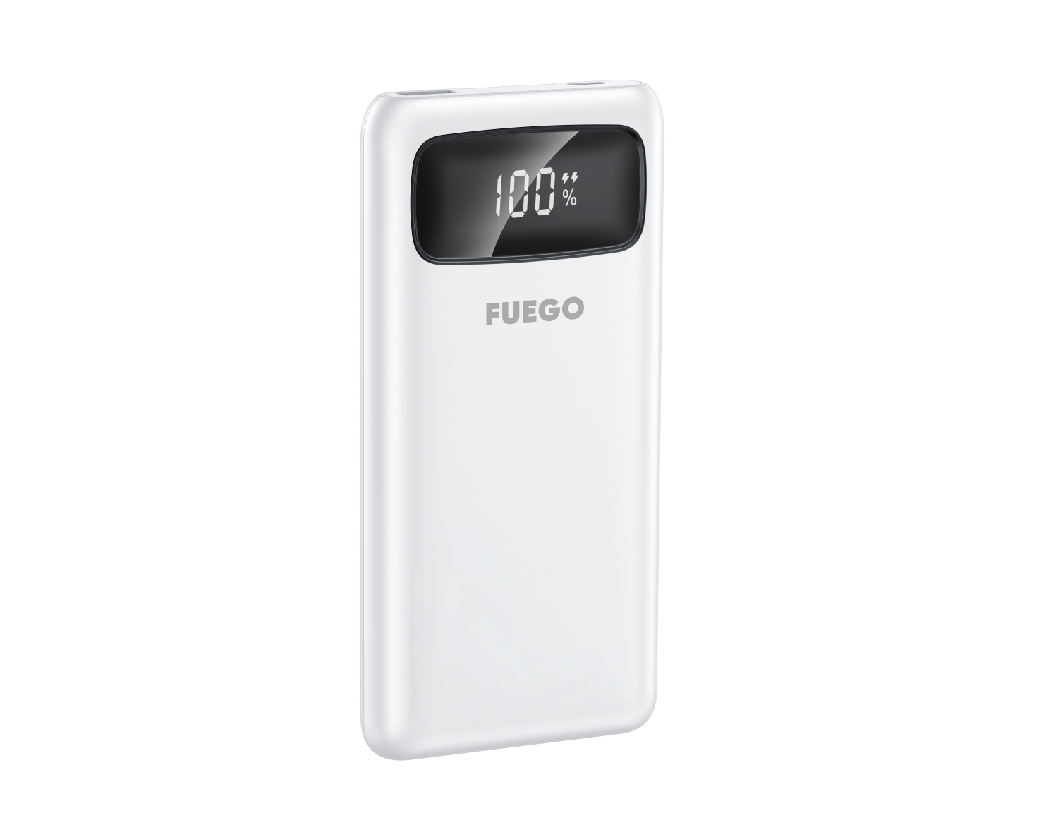 Powerbank Fuego Super Charge with multiple power cables (10.000mAh) (FG168K) White