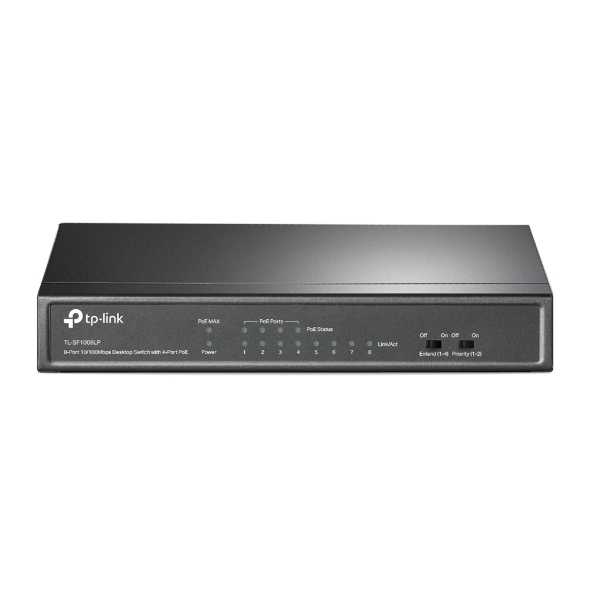 TP-Link Switch 8port Desktop TL-SF1008LP w/4port POE