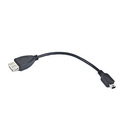 USB Cable OTG Male Mini to Standard Female port Cablexpert