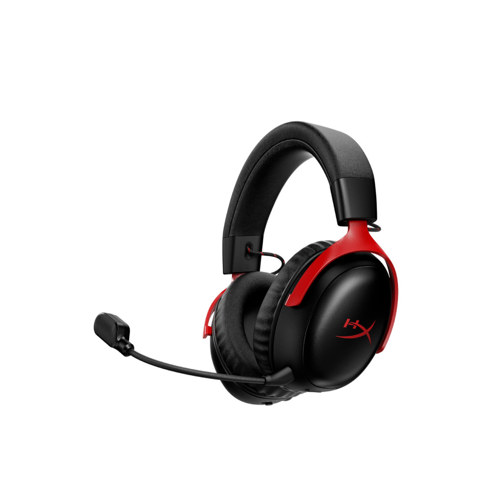 Headphones HyperX Cloud III S Wireless Gaming Headset Black-Red