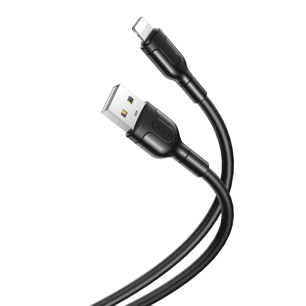 Cable USB-A to Lightning 1m XO NB212 Black