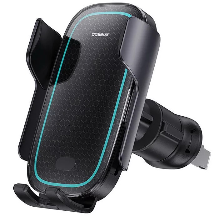 Car Holder for Smartphones Baseus w/Wireless Charger 15W Milky Way Pro Black