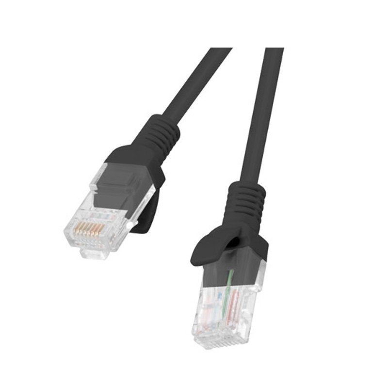 Patch Cable UTP 2m Cat6 Black Lanberg