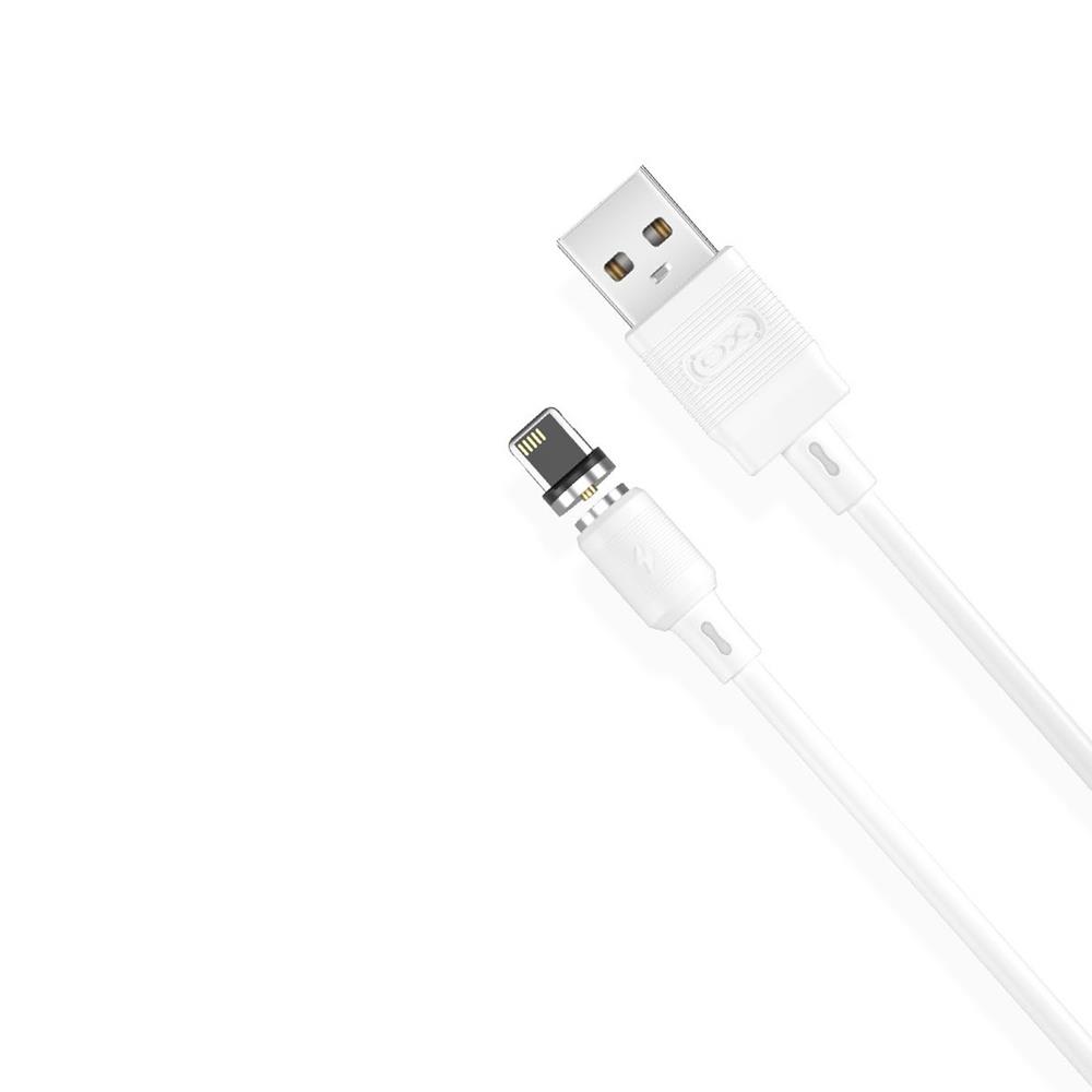 Cable USB-A to Lightning Magnetic 1m XO NB187 White